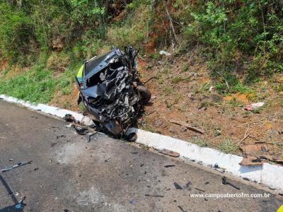 LS: Grave acidente com veÃ­culo furtado em cascavel resulta em um morto na BR 277