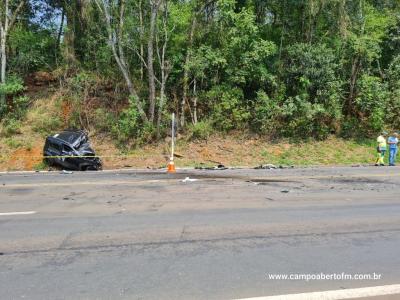 LS: Grave acidente com veÃ­culo furtado em cascavel resulta em um morto na BR 277