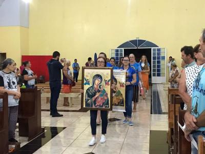 6Âº Dia das Missas com Novenas no Bairro SÃ£o Miguel de Laranjeiras do Sul foi Presidida pelo Padre SebastiÃ£o Gulart