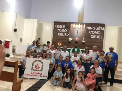 6Âº Dia das Missas com Novenas no Bairro SÃ£o Miguel de Laranjeiras do Sul foi Presidida pelo Padre SebastiÃ£o Gulart