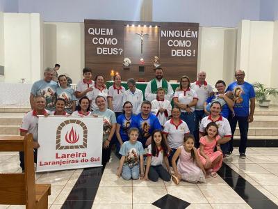 6Âº Dia das Missas com Novenas no Bairro SÃ£o Miguel de Laranjeiras do Sul foi Presidida pelo Padre SebastiÃ£o Gulart