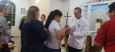 Festividades de SÃ£o Miguel em Lagoa Bonita Virmond Iniciaram na noite desta quinta (26) 