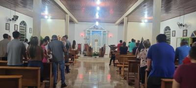 Festividades de SÃ£o Miguel em Lagoa Bonita Virmond Iniciaram na noite desta quinta (26) 