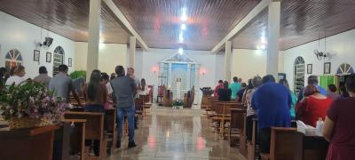 Festividades de SÃ£o Miguel em Lagoa Bonita Virmond Iniciaram na noite desta quinta (26) 