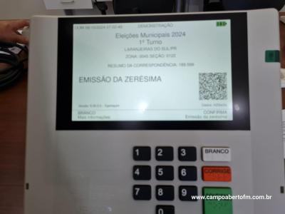 PreparaÃ§Ã£o das urnas eletrÃ´nicas para as eleiÃ§Ãµes 2024 Ã© concluÃ­da em Laranjeiras do Sul