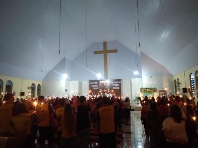 Encerramento das Missas com Novena em Louvor a SÃ£o Miguel reÃºne comunidade em Laranjeiras do Sul