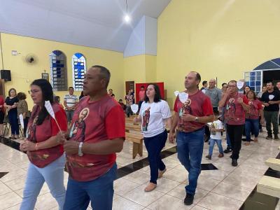Encerramento das Missas com Novena em Louvor a SÃ£o Miguel reÃºne comunidade em Laranjeiras do Sul