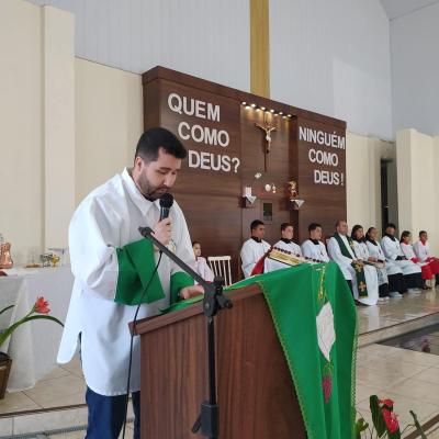 Festa em louvor a SÃ£o Miguel em Laranjeiras do Sul atraiu centenas de fiÃ©is
