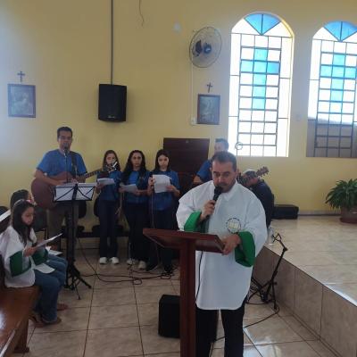 Festa em louvor a SÃ£o Miguel em Laranjeiras do Sul atraiu centenas de fiÃ©is