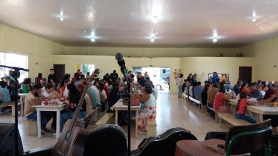 Festa em louvor a SÃ£o Miguel em Laranjeiras do Sul atraiu centenas de fiÃ©is