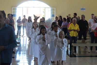 Festa em louvor a SÃ£o Miguel em Laranjeiras do Sul atraiu centenas de fiÃ©is