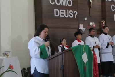 Festa em louvor a SÃ£o Miguel em Laranjeiras do Sul atraiu centenas de fiÃ©is