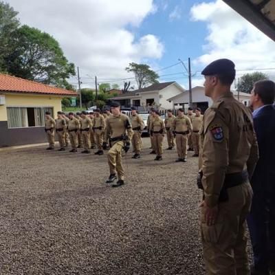 LS: 10Âª Cia da PM comemora um ano