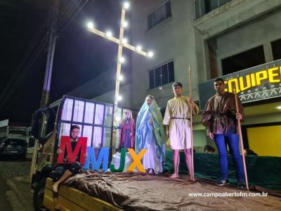 LS: CelebraÃ§Ã£o de peregrinaÃ§Ã£o da Imagem de Nossa Senhora Aparecida abriu a programaÃ§Ã£o religiosa da festa