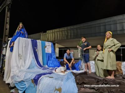 LS: CelebraÃ§Ã£o de peregrinaÃ§Ã£o da Imagem de Nossa Senhora Aparecida abriu a programaÃ§Ã£o religiosa da festa