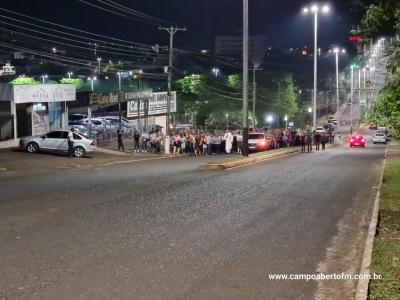 LS: CelebraÃ§Ã£o de peregrinaÃ§Ã£o da Imagem de Nossa Senhora Aparecida abriu a programaÃ§Ã£o religiosa da festa