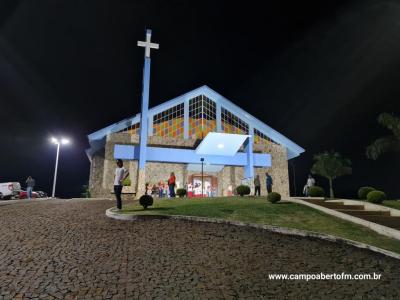 LS: CelebraÃ§Ã£o de peregrinaÃ§Ã£o da Imagem de Nossa Senhora Aparecida abriu a programaÃ§Ã£o religiosa da festa