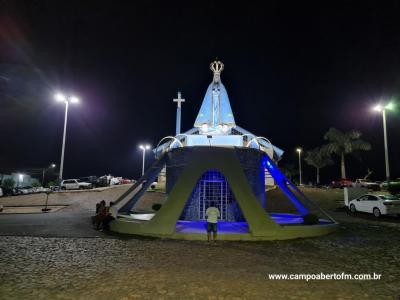 LS: CelebraÃ§Ã£o de peregrinaÃ§Ã£o da Imagem de Nossa Senhora Aparecida abriu a programaÃ§Ã£o religiosa da festa