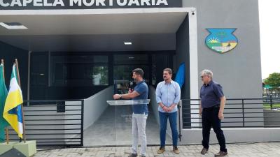 ReinauguraÃ§Ã£o da Capela MortuÃ¡ria Municipal oferece mais conforto e dignidade em Laranjeiras do Sul