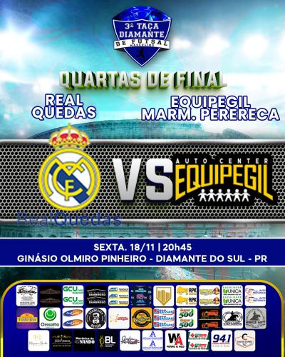 Duelos definidos das quartas da TaÃ§a Diamante de Futsal Masculino Livre