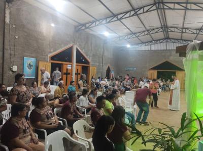 2Âº dia da Novena em louvor a Frei GalvÃ£o teve a participaÃ§Ã£o da comunidade SÃ£o Miguel e Pastoral da Pessoa Idosa