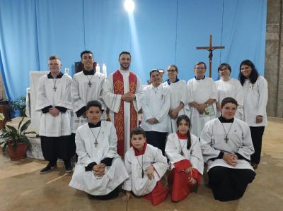 2Âº dia da Novena em louvor a Frei GalvÃ£o teve a participaÃ§Ã£o da comunidade SÃ£o Miguel e Pastoral da Pessoa Idosa