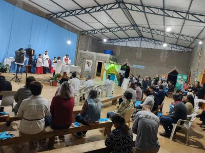 Novenas de Frei GalvÃ£o estÃ£o acontecendo no Bairro BancÃ¡rios com a participaÃ§Ã£o das comunidades
