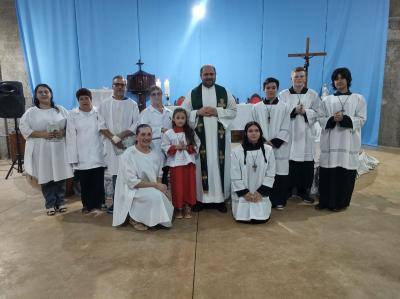 6Âº dia da Novena em louvor a Frei GalvÃ£o foi presidida pelo padre Edimar