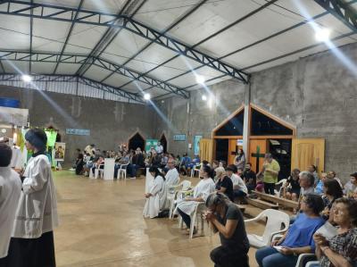 6Âº dia da Novena em louvor a Frei GalvÃ£o foi presidida pelo padre Edimar