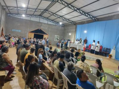 6Âº dia da Novena em louvor a Frei GalvÃ£o foi presidida pelo padre Edimar