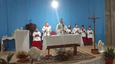 7Âº Dia da Novena em louvor a Frei GalvÃ£o teve a participaÃ§Ã£o do Ãgua Verde e TerÃ§o das Mulheres