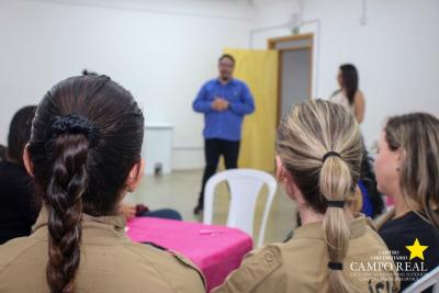 LS: Campo Real e 10Âª CIPM realizam aÃ§Ã£o especial de atendimento Ã s policiais, relativo ao Outubro Rosa
