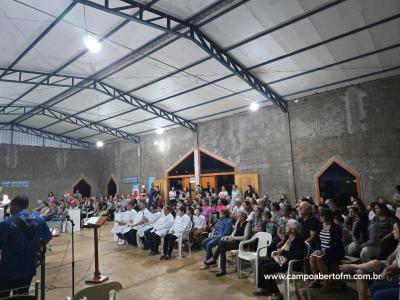 Caravana Evangelizar da Campo Aberto FM participou da Missa Solene de Frei GalvÃ£o