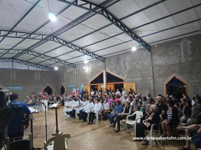 Caravana Evangelizar da Campo Aberto FM participou da Missa Solene de Frei GalvÃ£o