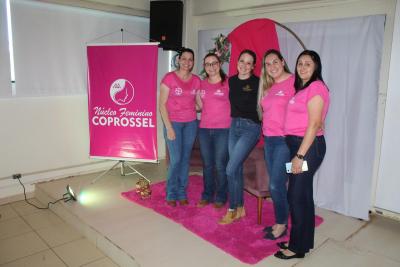 Coprossel Realiza Encontro de ConscientizaÃ§Ã£o para a SaÃºde Feminina no Outubro Rosa
