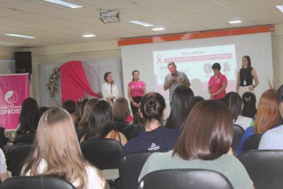 Coprossel Realiza Encontro de ConscientizaÃ§Ã£o para a SaÃºde Feminina no Outubro Rosa