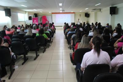 Coprossel Realiza Encontro de ConscientizaÃ§Ã£o para a SaÃºde Feminina no Outubro Rosa