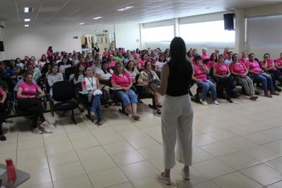 Coprossel Realiza Encontro de ConscientizaÃ§Ã£o para a SaÃºde Feminina no Outubro Rosa