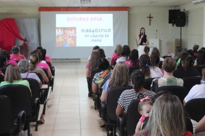 Coprossel Realiza Encontro de ConscientizaÃ§Ã£o para a SaÃºde Feminina no Outubro Rosa