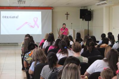 Coprossel Realiza Encontro de ConscientizaÃ§Ã£o para a SaÃºde Feminina no Outubro Rosa