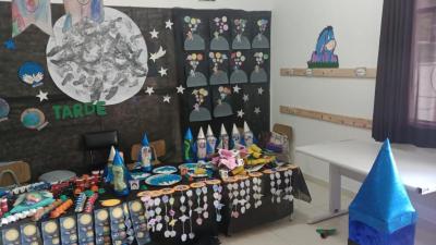 7Âª Feira de CiÃªncias do CMEI Nossa Senhora das GraÃ§as encanta com tema sobre o Universo