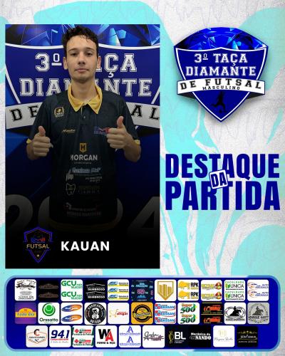 Definidos os finalistas da TaÃ§a Diamante de Futsal 