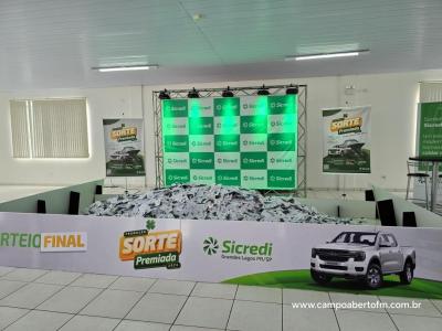 Sorteio final da promoÃ§Ã£o Sorte Premiada 2024 Sicredi aconteceu na tarde desta sexta-feira