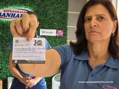 Sorteio de 4 prÃªmios encerra promoÃ§Ã£o de 30 anos da RefrigeraÃ§Ã£o Banhara em Laranjeiras do Sul