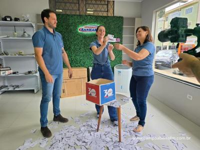 Sorteio de 4 prÃªmios encerra promoÃ§Ã£o de 30 anos da RefrigeraÃ§Ã£o Banhara em Laranjeiras do Sul