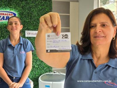 Sorteio de 4 prÃªmios encerra promoÃ§Ã£o de 30 anos da RefrigeraÃ§Ã£o Banhara em Laranjeiras do Sul