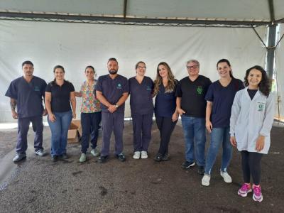 AÃ§Ã£o do CastraPet paranÃ¡ realizado em Laranjeiras do Sul teve paticipaÃ§Ã£o de 99% do publico cadastrado