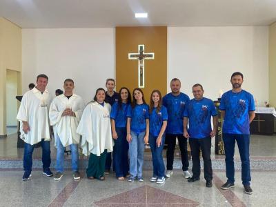Festa em Louvor a SÃ£o SebastiÃ£o em Campo do Bugre Marcou Encerramento do Ciclo do Padre Edinaldo Mendes