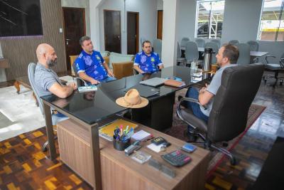 Staff da Copa Garotinho firmou parceria com Prefeitura de Laranjeiras do Sul para a ediÃ§Ã£o de 2025