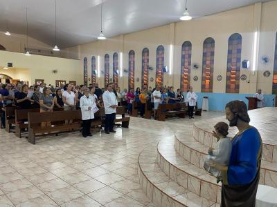 Comunidade Nossa Senhora do PerpÃ©tuo Socorro realizou o 1Âº dia do TrÃ­duo em Honra SÃ£o JosÃ©